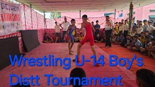 Wrestling U-14 Boy's Distt Tournament 