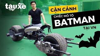 Cận cảnh Phiên bản Xe Người Dơi (Batpod) do người Việt chế tạo | Tàu và xe