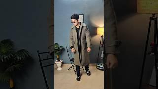 Styling trench coat men️ | Trench coat | #badframes #fashion #shubh #buckleup #trenchcoat #style