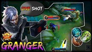 GRANGER ONE SHOT BUILD 2024! BRUTAL INSANE BUILD IS TOTALLY BROKEN! - MLBB