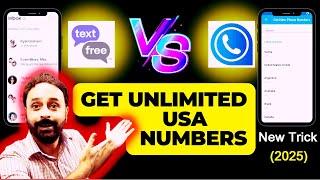 How to get USA number for Whatsapp using Textfree & Virtual SIM in 2025?