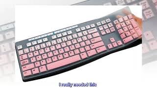 Ultra Thin Silicone Keyboard Protective Skin Cover Compatible with Logitech K200 K260 K270 MK200