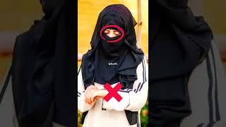 Wrong niqab V/S Real niqabi girl #islamicstatus #shorts #shortvideo #viralvideo