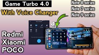 MIUI 13 Game Turbo 4.0 With Voice Changer Working & MIUI 12 & MIUI 12.5 Update Voice Changer Working