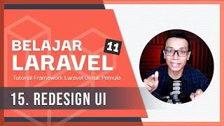 Belajar Laravel 11 | 15. Redesign UI