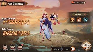 【Global Onmyoji】Autumnal Clash | Boss Challenge | Hoshiguma Doji