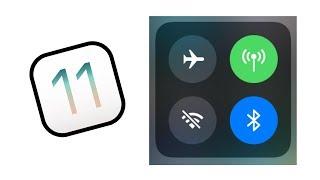 How to turn off  Wi-Fi and Bluetooth in iOS 11