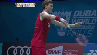 Dubai World Superseries Finals 2016 | Badminton Day 2 M4-MS | Son Wan Ho vs Viktor Axelsen