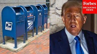 'Doesn't Make Any Sense': Dem Lawmaker Blasts Trump For Floating Idea Of Privatizing USPS