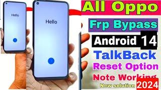 All Oppo FRP Bypass Android 13 Update | New Trick 2024 | All Oppo Google Account Bypass Without Pc |