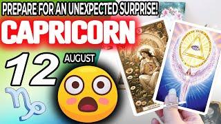 Capricorn ️ PREPARE FOR AN UNEXPECTED SURPRISE horoscope for today AUGUST 12 2024 ️ tarot