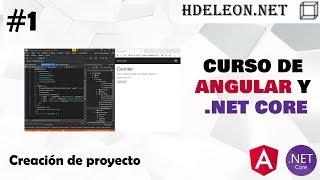 Curso gratis de angular y .Net Core | Creación del proyecto #1