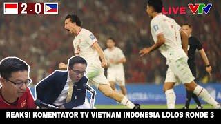 Reaksi Komentator TV Vietnam Full Highlight Indonesia vs Filipina