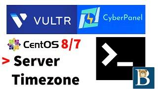 #7 Linux Change Server Timezone - Cyberpanel Tutorial