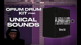 (FREE) PLAYBOI CARTI DRUM KIT 100+ ONE SHOTS @prod.sparky808