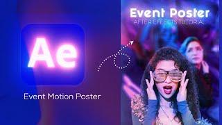Event Motion Poster | Animated Night Club Flyer - After Effects Tutorial