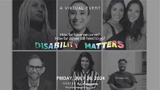 Disability Matters Webinar | hosted by Dateability