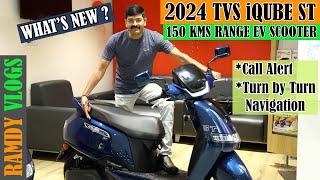 150 km Real world Range 2024 TVS iQube ST Variant Detailed Tamil Review | 5.1 kWH Li-Ion Battery