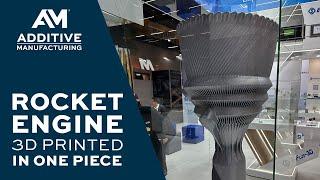 Rocket Engine 3D Printed in One Piece with No Postprocessing | Formnext 2024