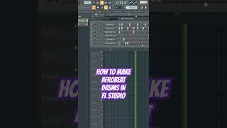 HOW TO MAKE AFROBEAT DRUMS IN FL 20 #afrobeats #afropop #drums #flstudio #producer #beats #howto