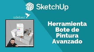 15 Tutorial Sketchup: Bote de pintura, herramienta avanzada.