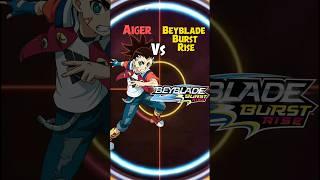 Who's Strongest ? Aiger vs All Bladers Of Beyblade Burst Rise#shorts CONTENT FOR 13+