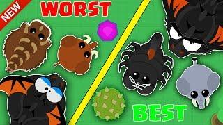 MOPE.IO / BEST VS WORSE ANIMALS TO CHOOSE IN MOPE.IO! / NEW MOPE.IO ANIMAL STRADEGY TIPS & GAMEPLAY!