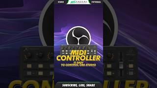 [PLUGIN] Midi Controller make it easy Controller OBS Studio #obsstudio #youtubeshorts #obstutorials