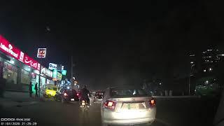 Canal Bank Road , Lahore stunning dash cam view at night