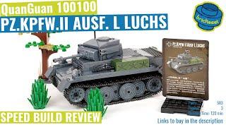 QuanGuan 100100 – Pz.Kpfw.II Ausf. L LUCHS (Speed Build Review)