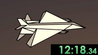 I speedrun creating the ultimate paper airplane in Flight