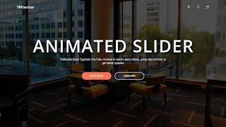 How To Make Image slider With Animation Using HTML And CSS | Web Design With Animation