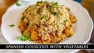 The BEST Couscous you will EVER Taste | Spanish Couscous Recipe