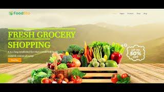 Vegetable Website Design || Shakil khan || WordPress