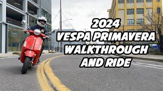 2024 Vespa Primavera Walkthrough and Ride