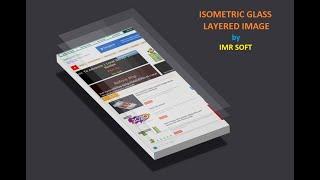 CSS Isometric Glass Layered Image Hover Effect