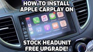 How To Install Apple Carplay on Stock Headunit 2015 2016 Honda CRV EX EX-L No Navigation