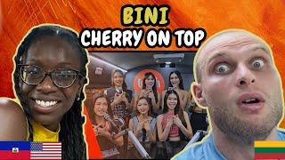 REACTION TO BINI - CHERRY ON TOP (Live on Wish Bus USA) | FIRST TIME WATCHING