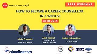 How to become a Career Counsellor in 3 Weeks?