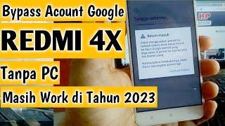 Cara Bypass Frp Redmi 4X Lupa Akun Google Tanpa PC Termudah | pugot hp