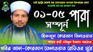 Hifzul Quran Tilawat 1 To 5 Para | হিফজুল কুরআন ১ থেকে ৫ পারা এক সাথে | Quri Saiful Islam Parvez