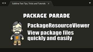 [PPR02] PackageResourceViewer