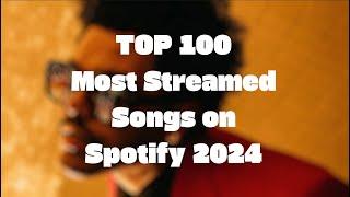 TOP 100 Most Streamed Songs of ALL TIME on Spotify [2024]