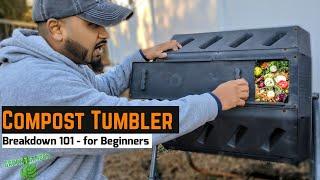 How to use a Compost Tumbler "For Beginners - Quick Breakdown Tips" #compost #composting #organic