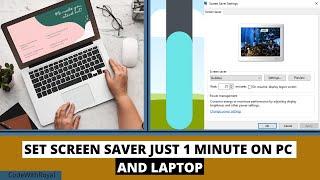 Set Screen Saver In Windows 10 | Set Screen Saver In Windows 7 #screensaver #computer #laptop