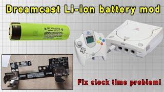 Dreamcast advanced controller board - 18650 Li-ion rechargeable battery mod