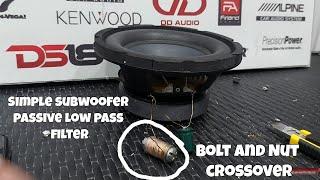 Simple Passive Low Pass Filter | Subwoofer Crossover