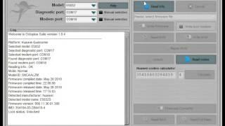 Huawei E5832 Read Unlock Codes with Octoplus Suite