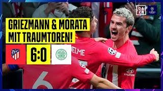 Seitfallzieher! Griezmann & Co im Torrausch: Atletico Madrid - Celtic | UEFA Champions League | DAZN