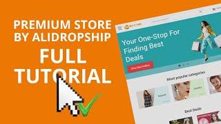 Dropshipping Tutorial 2021 [How to set up AliDropship Premium Store]